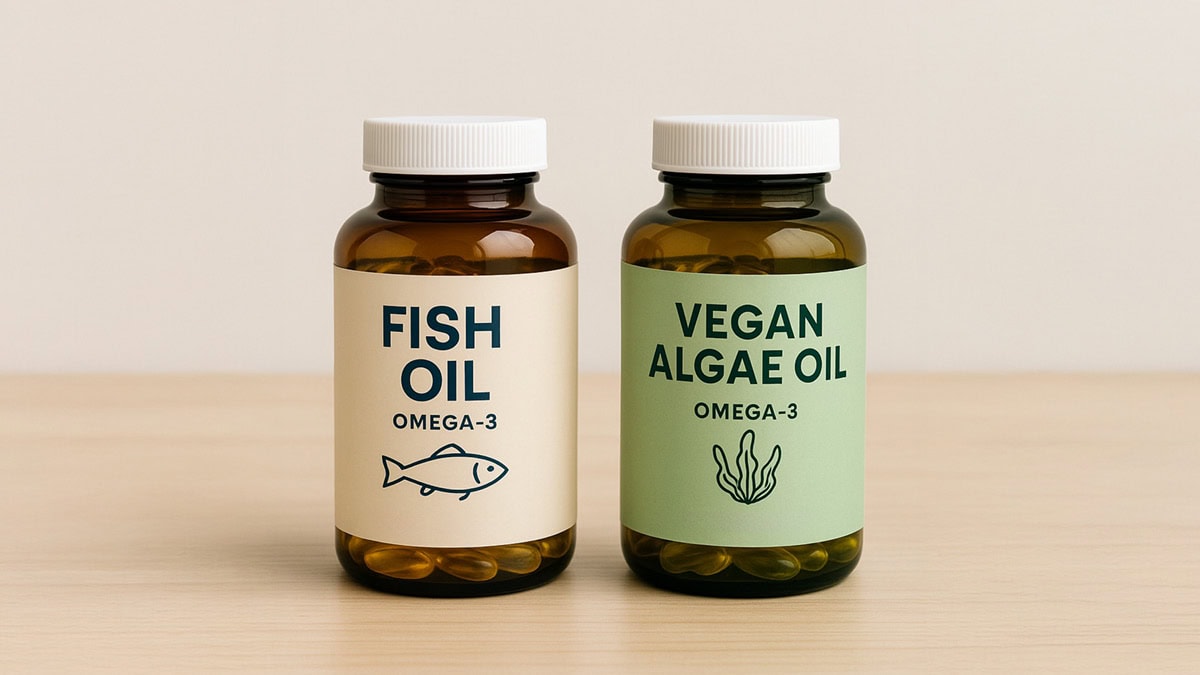 Omega-3 im Check: Fischöl-Klassiker oder vegane Algen-Power?